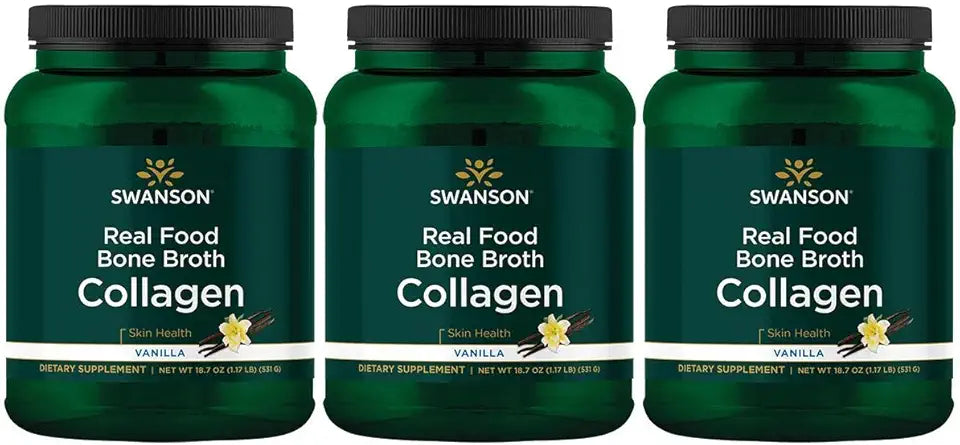 Vanilla Bone Broth Collagen Powder 3 Pack S9126