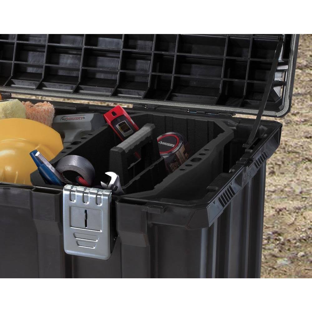 Black Mobile Job Box Utility Cart J4397
