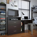 Espresso 3 in 1 Media Dresser and Desk Combo O374