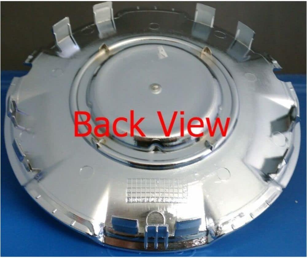 Chrome Alloy Wheel Center Hub Cap Pack of 2 Y1501