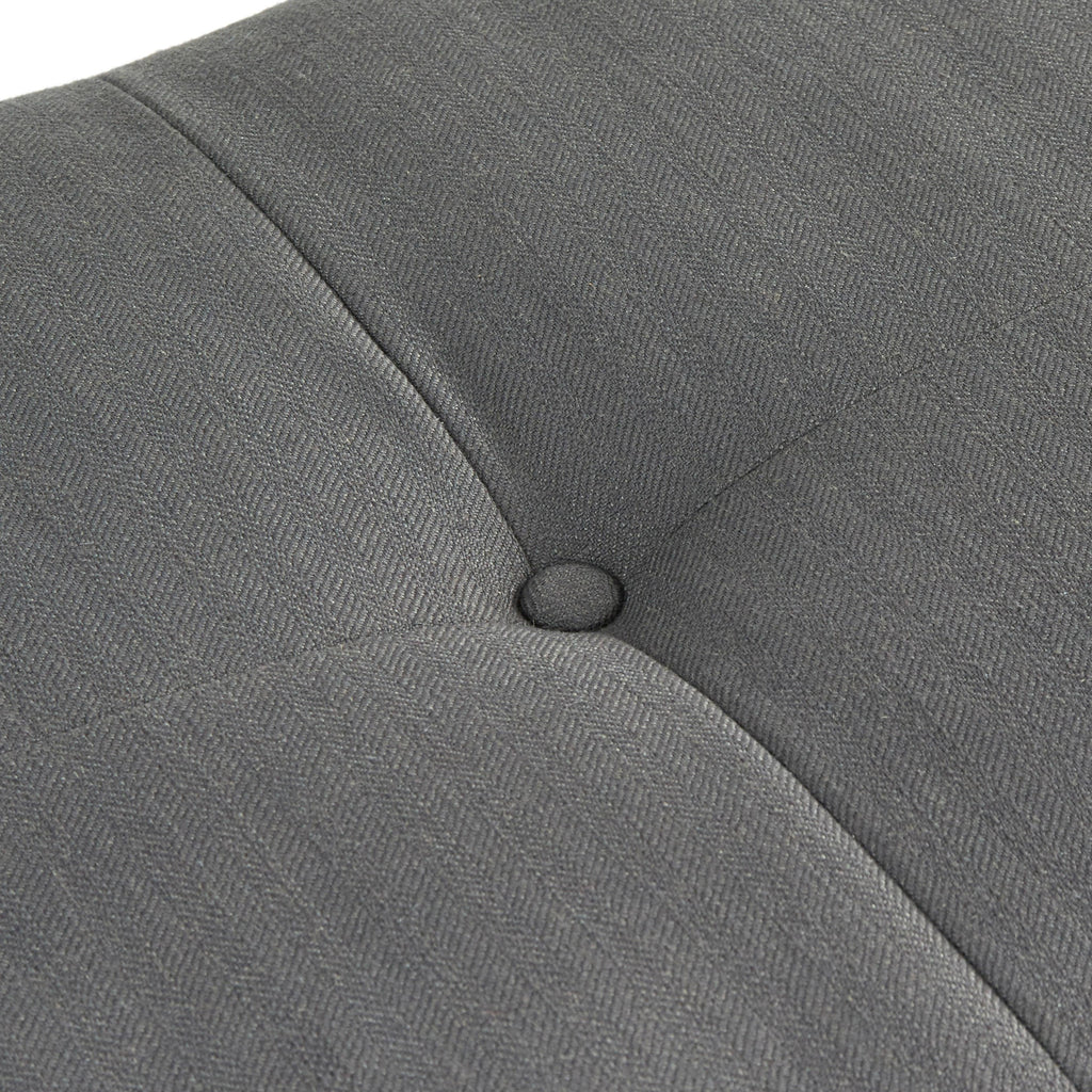 Charcoal Grey Fabric Bench H937