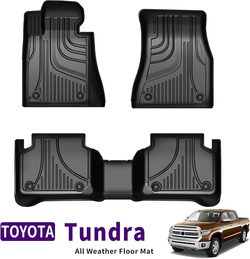 Black TPE All Weather Car Floor Liners Z214
