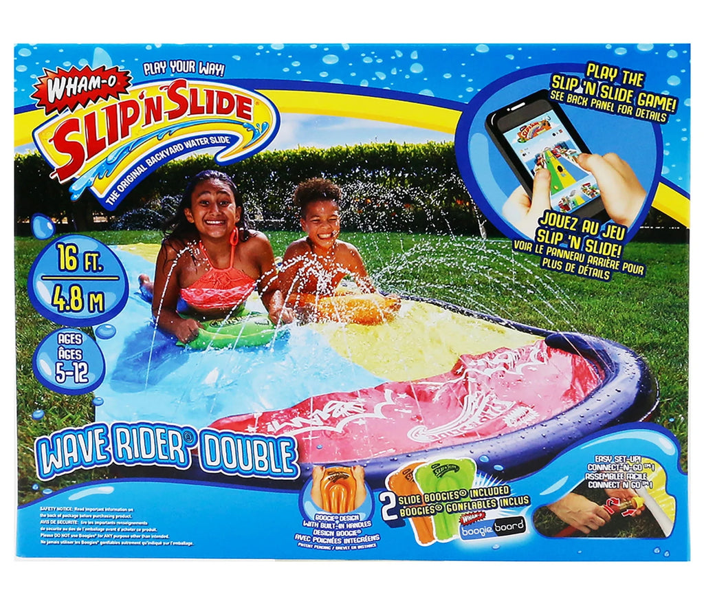 16 ft Double Water Slide with 2 Boogie Boards W144