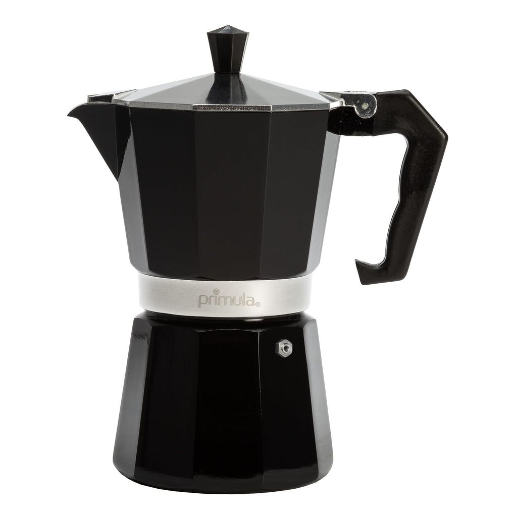 Black 6 Cup Stovetop Espresso Coffee Maker W7063