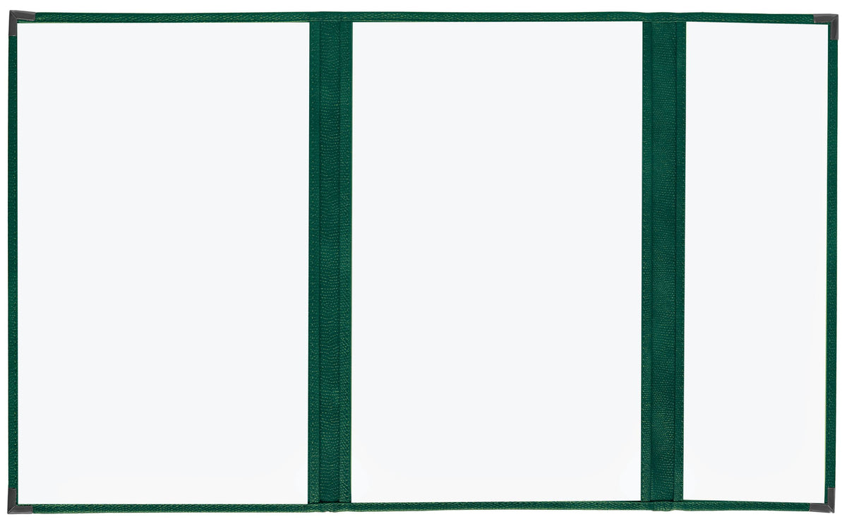 Green 8½x11 Cafe Menu Cover S571