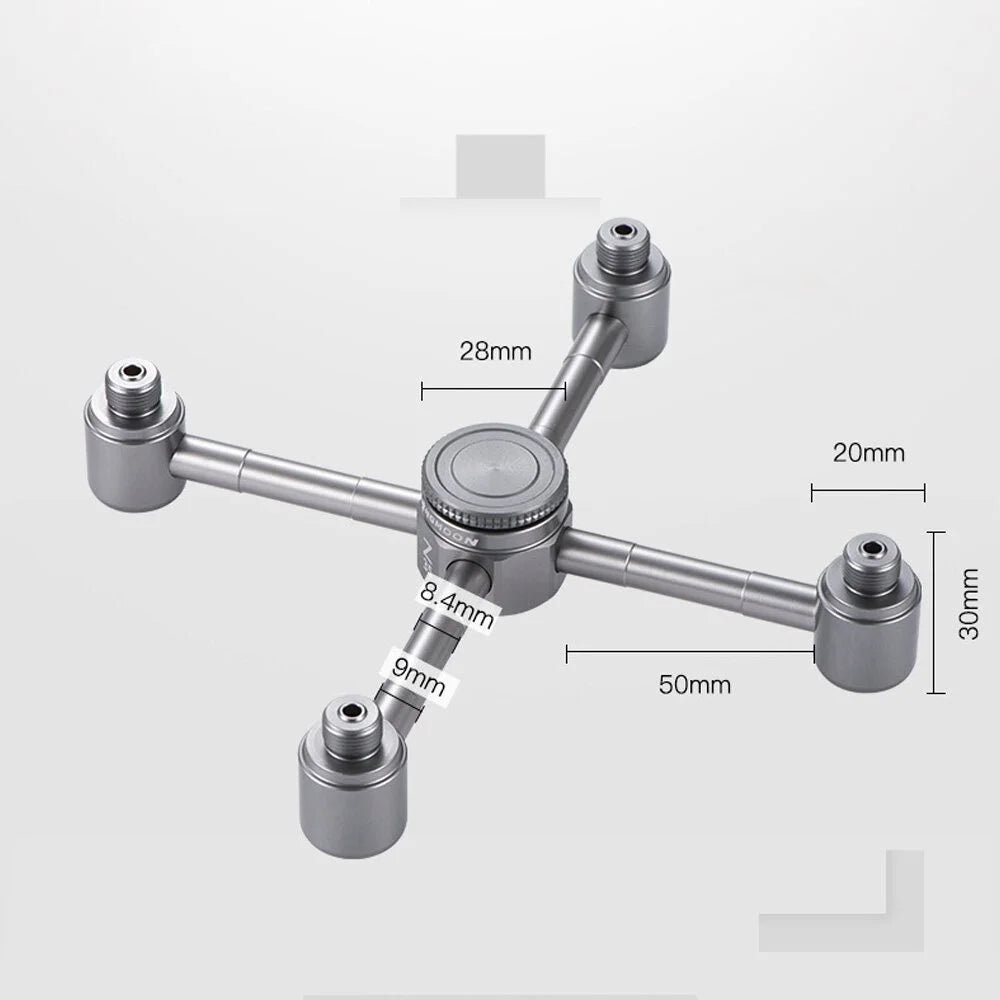 Aluminum Alloy Gas Refill Adapter Y538665