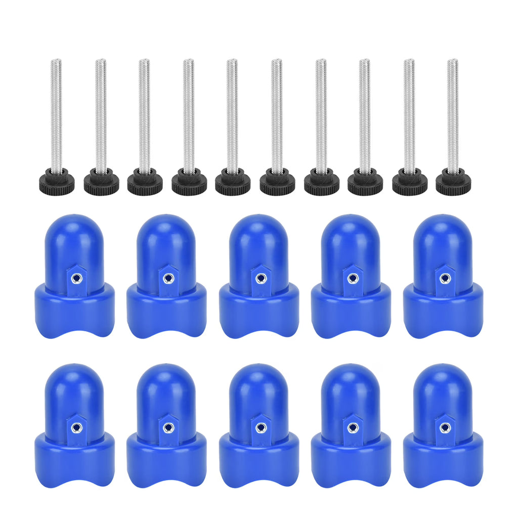 Blue Trampoline Enclosure Pole Cap with Screw W8013