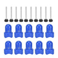 Blue Trampoline Enclosure Pole Cap with Screw W8013