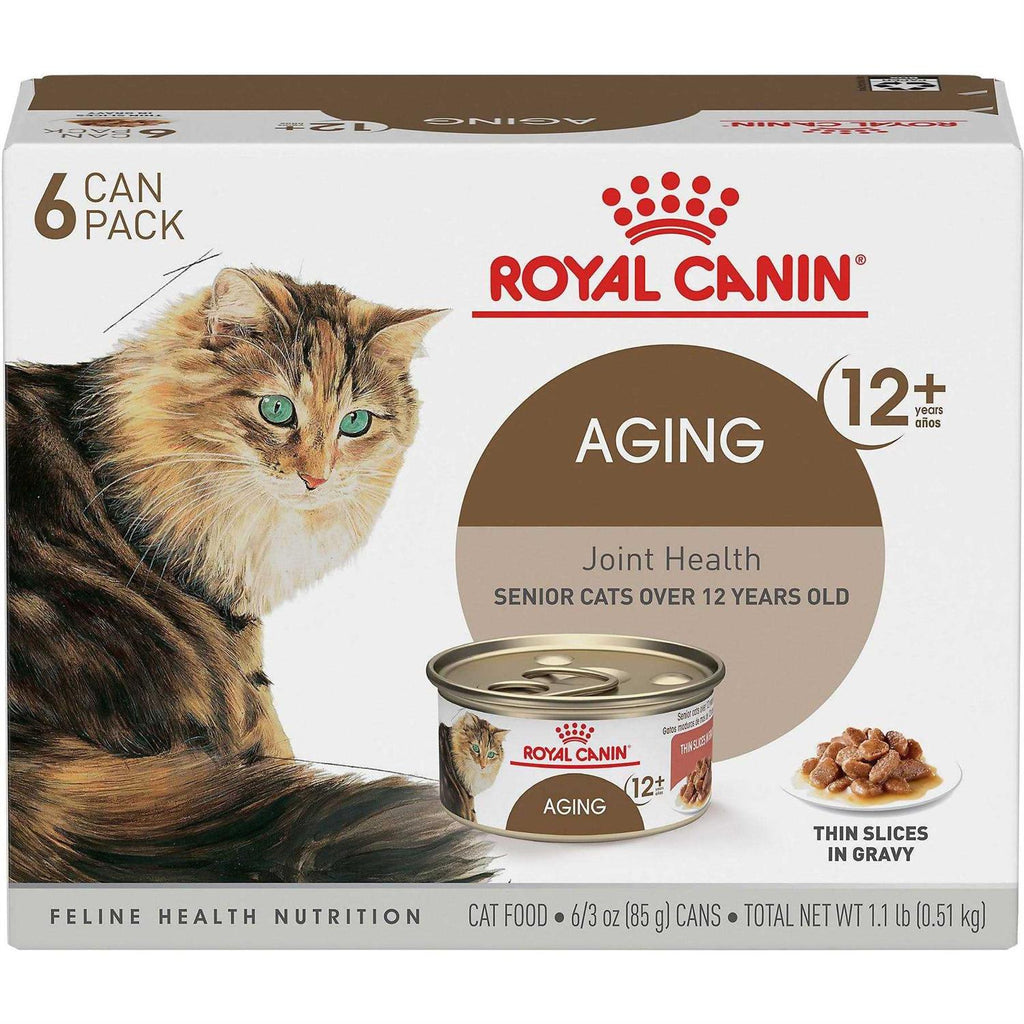 Aging 12+ Thin Slices in Gravy Canned Cat Food L531