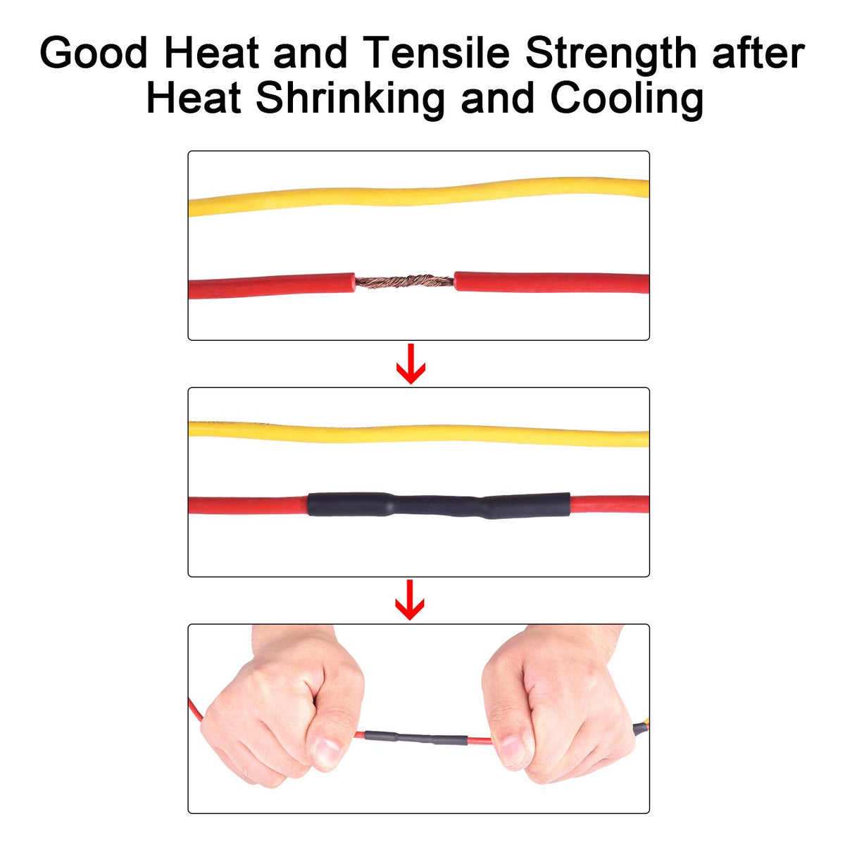 1-1/2 Inch 4 Ft Red Waterproof Heat Shrink Tubing U29167