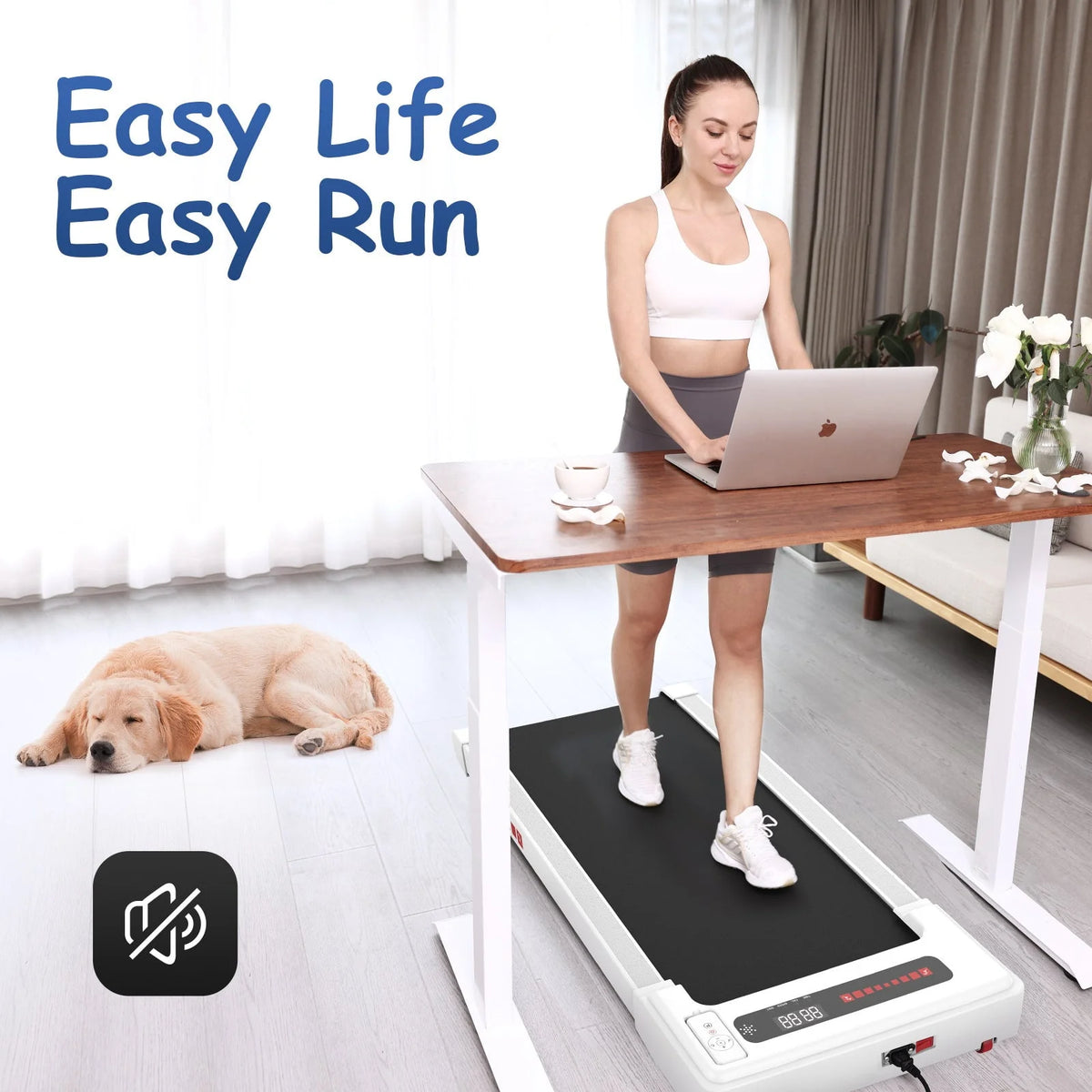 Walking Pad Treadmill 265 lbs Capacity with Remote Control K889