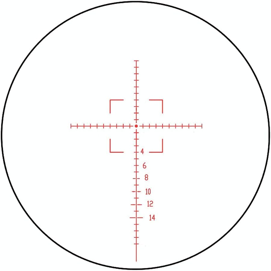 1-6X24 FFP Scope with Red/Green Illuminated Reticle and Scope Mount B10740