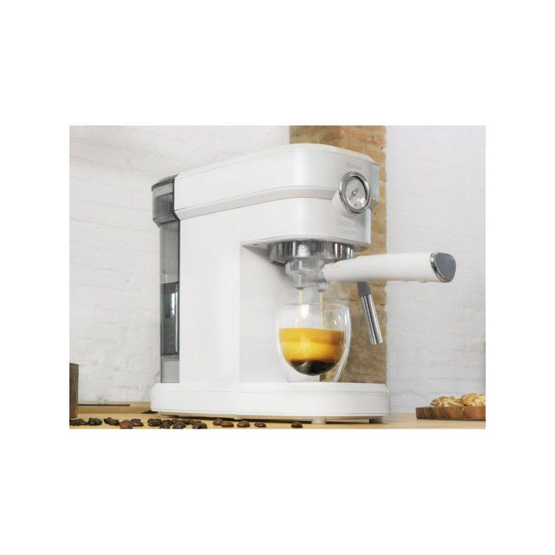 White 20 Bar 1350W Espresso Coffee Maker S8426