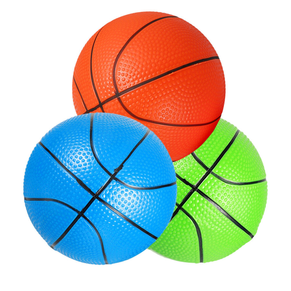 Mini Rubber Rainbow Bouncy Basketball Toy S840347