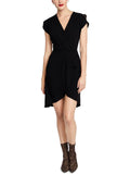 Faux Wrap Party Dress C3116
