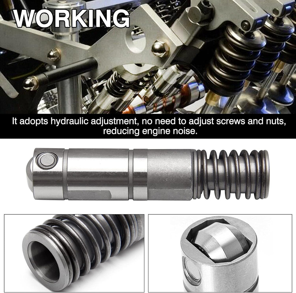Set of 16 Hydraulic Roller Lifters Valve Lifter F248