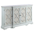 Light Teal Console Table with Door B149061