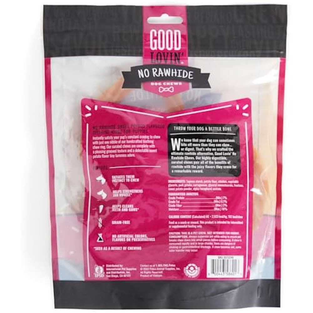 Sweet Potato Puppy Ring Dog Treats J674