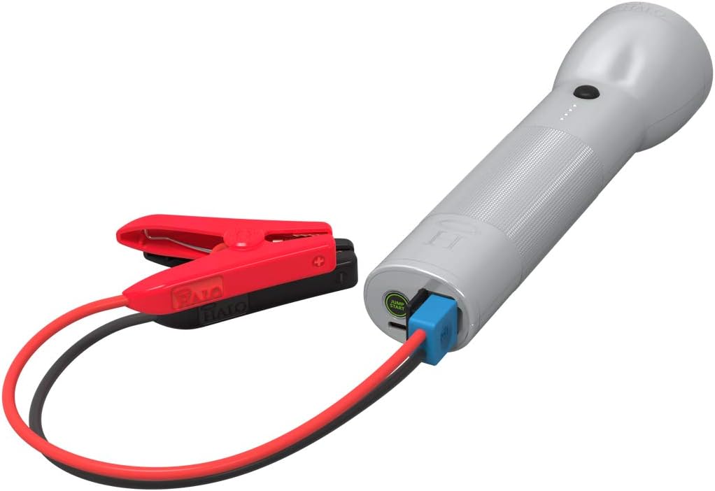 Rechargeable Lithium LED Flashlight with Car Jump Starter and Phone Charger V773774