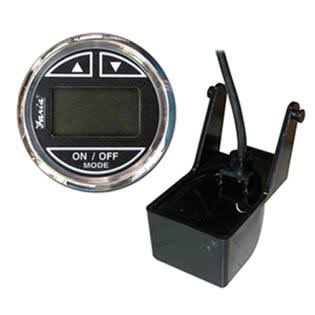 Black 2x22 Depth Sounder with Transom Mount Transducer O4597
