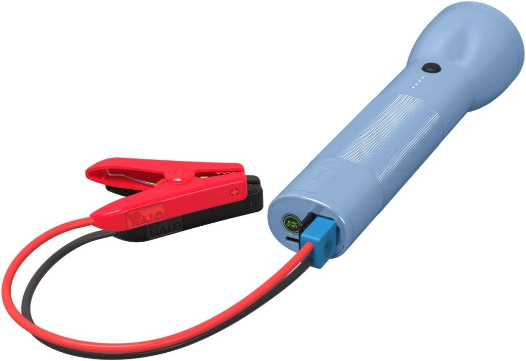 Rechargeable Lithium LED Flashlight with Car Jump Starter and Phone Charger V773774