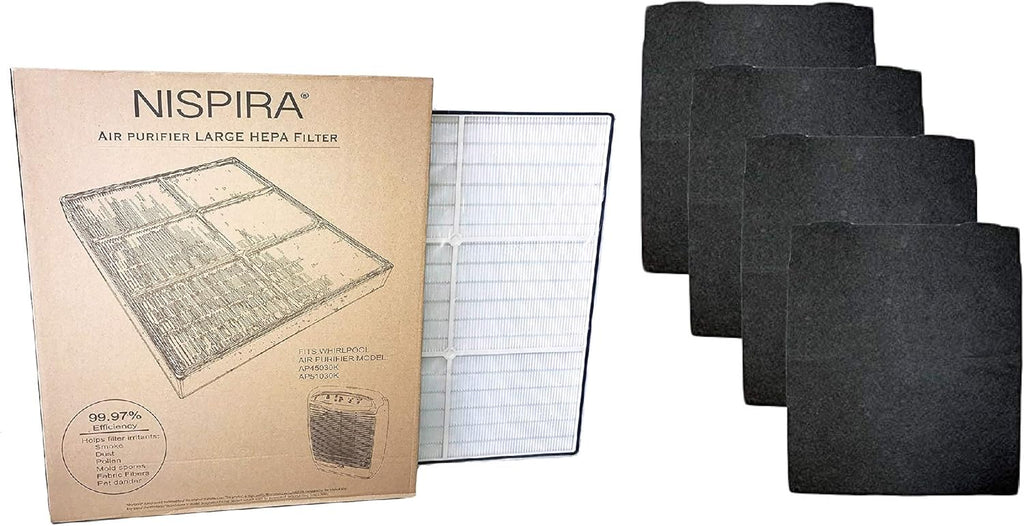 2 Packs True HEPA Carbon Pre Filter Set M752420