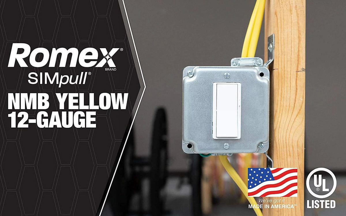 25' 12/2 with ground Romex Indoor Electrical Wire Y2975