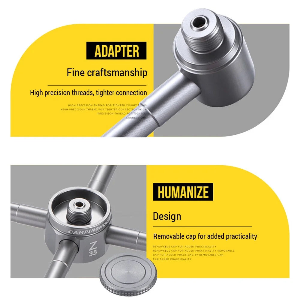 Aluminum Alloy Gas Refill Adapter Y538665