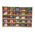 25 Compartment Clear Cubby B391552