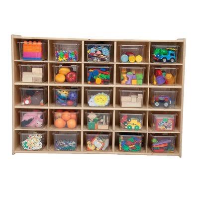 25 Compartment Clear Cubby B391552