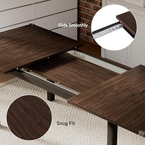 7-Piece Extendable Dining Table Set with 6 Chairs G746915