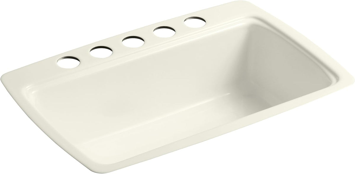 White Undercounter Kitchen Sink H315