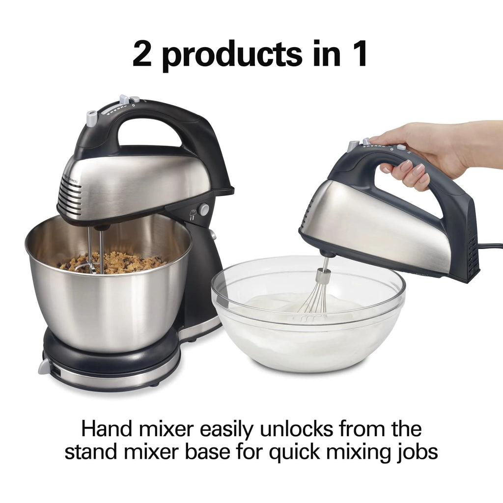 Black and Stainless Stand and Hand Mixer K775