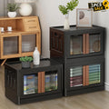 Collapsible Storage Bins with Lids, 19 gal Folding Storage Box, 3 Pack B4117