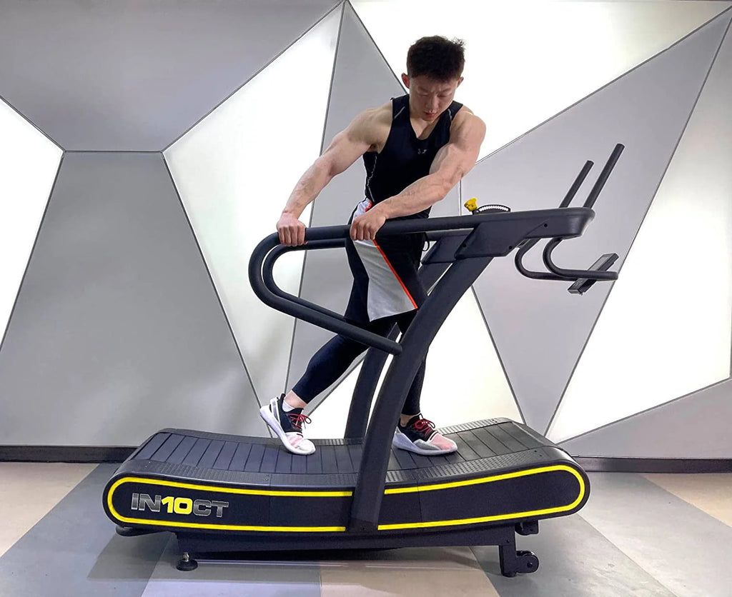 Manual Curved Wide Exercise Treadmill D37121