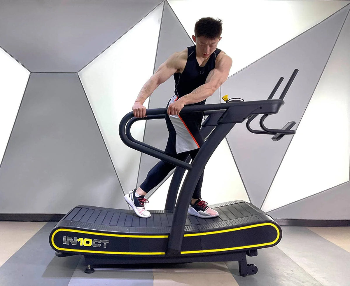 Manual Curved Wide Exercise Treadmill D37121