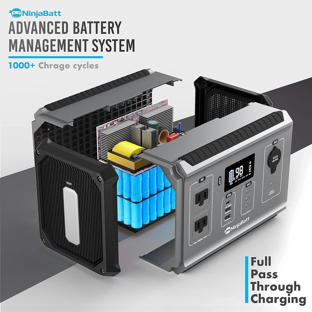 500W Portable Power Station with 560Wh Battery J9395