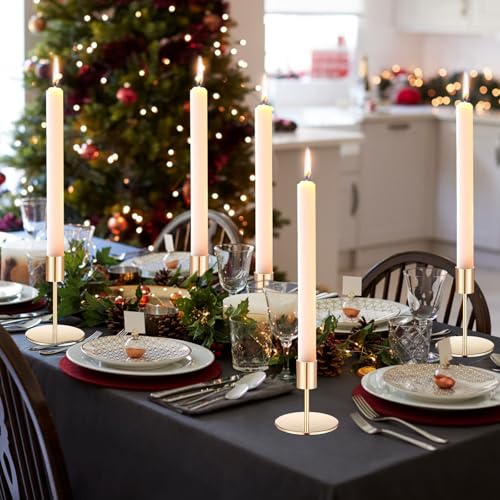 36 Pcs Matte Black Metal Candle Holders D744