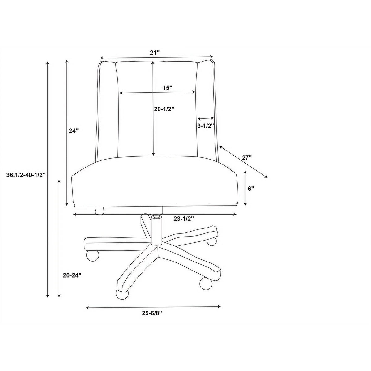 Upholstered Swivel Office Chair in Cream Sherpa V230
