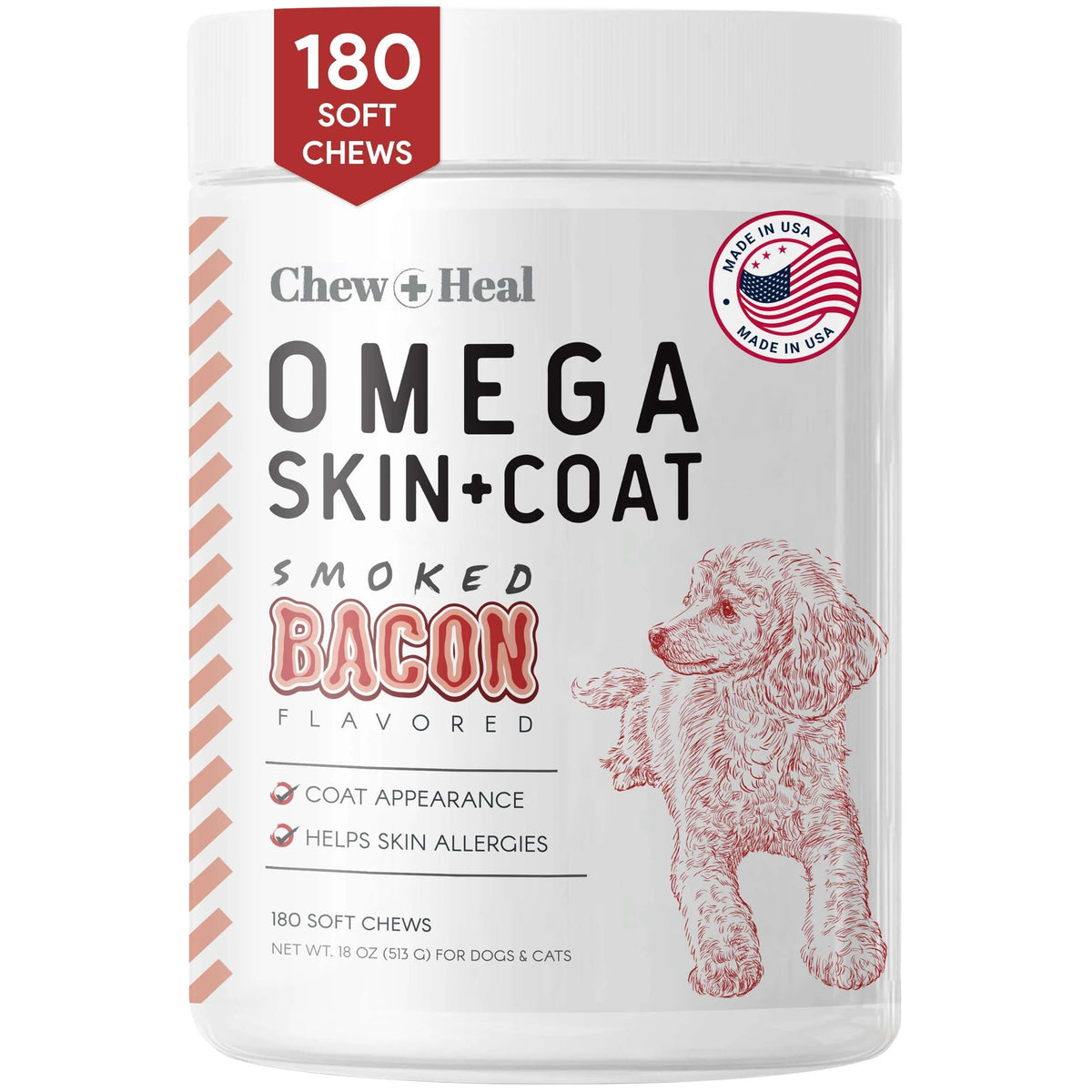 Salmon Oil Soft Chews for Dogs Z4292