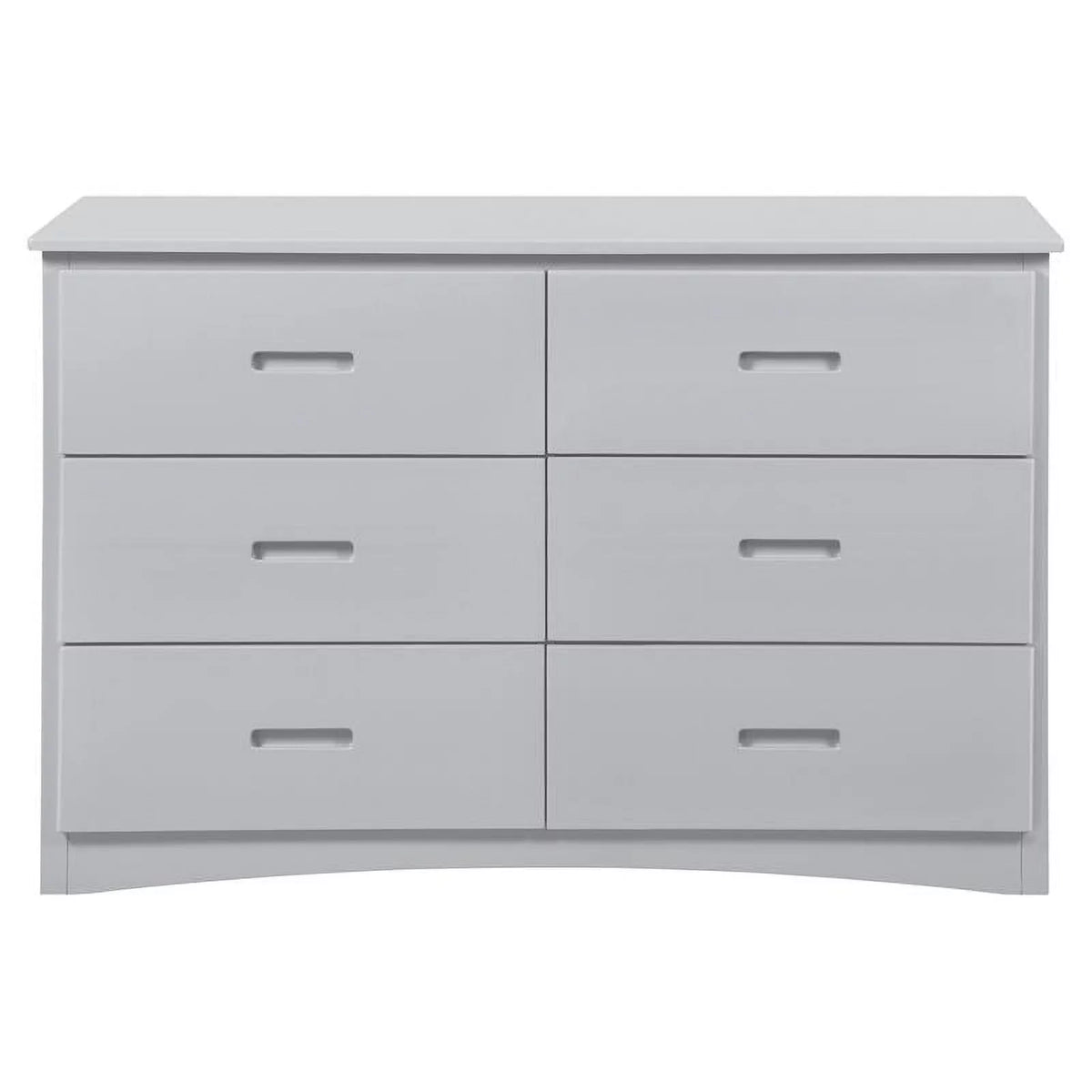 Gray 6 Drawer Wood Dresser C952