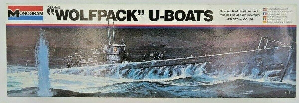1:209 German U-boat Plastic Model Kit F689
