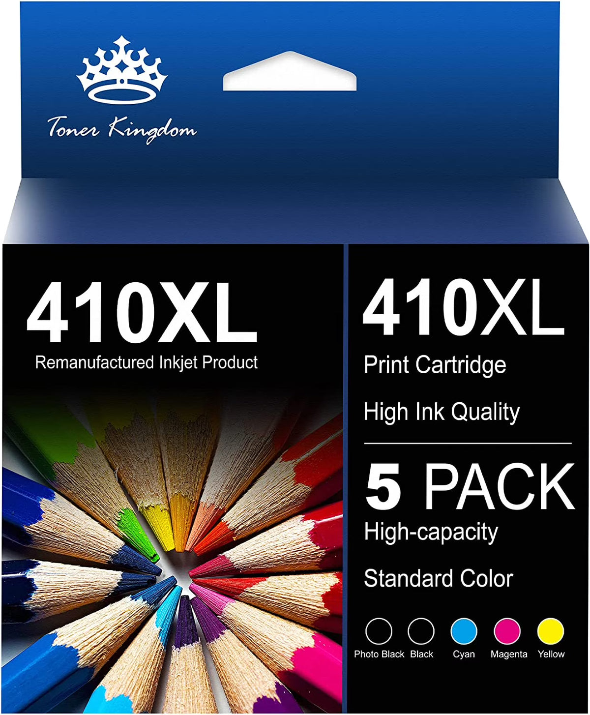410 Ink Cartridges High Yield 5-Pack for Epson Printer W426200