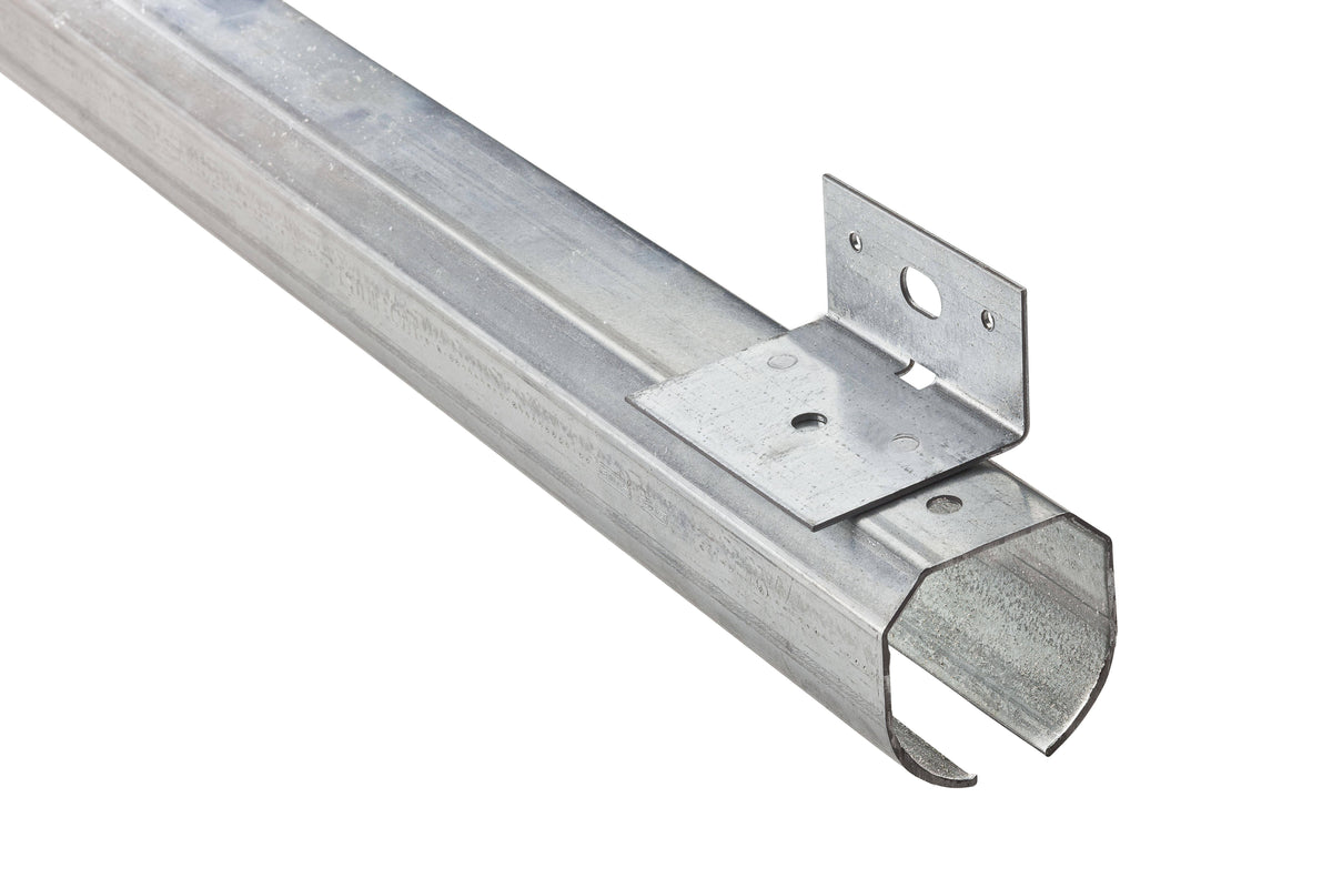 Galvanized Face-Mount Round Rail S876054