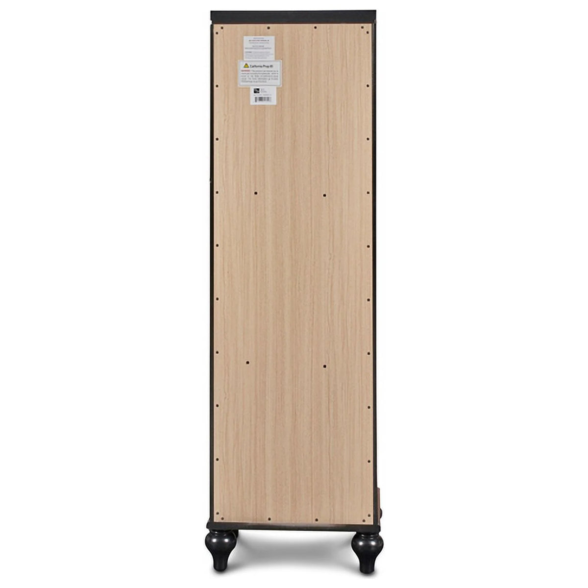 Black 7-Drawer Wood Lingerie Chest Q912265
