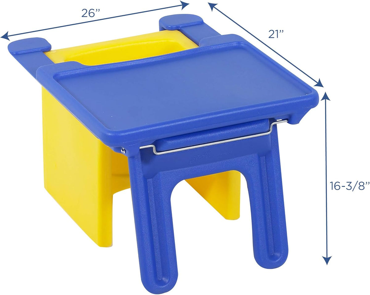 Cube Chair to Kids Desk and Chair Set Y119