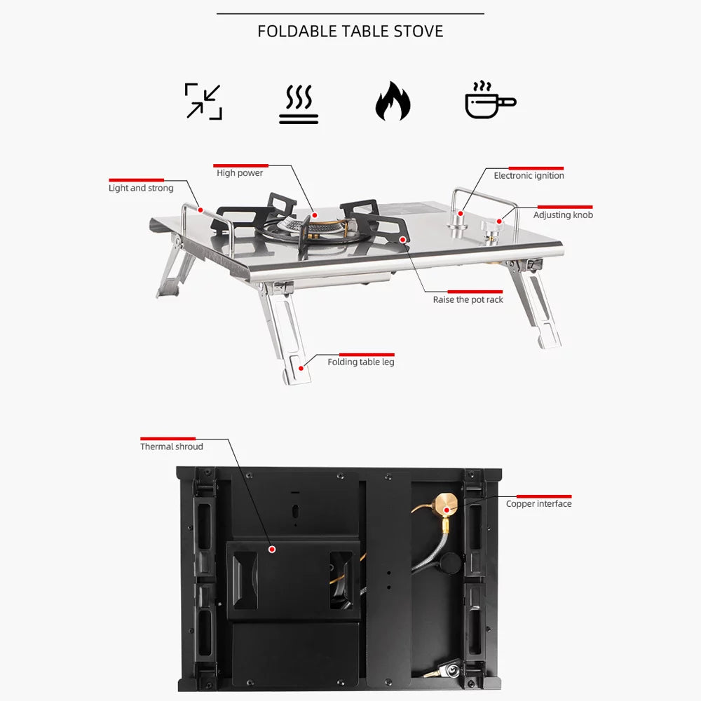 Portable Tabletop BBQ Stove 4000W D102