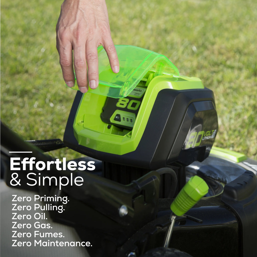 80V 21 Self Propelled Mower 5Ah Battery & Charger B351