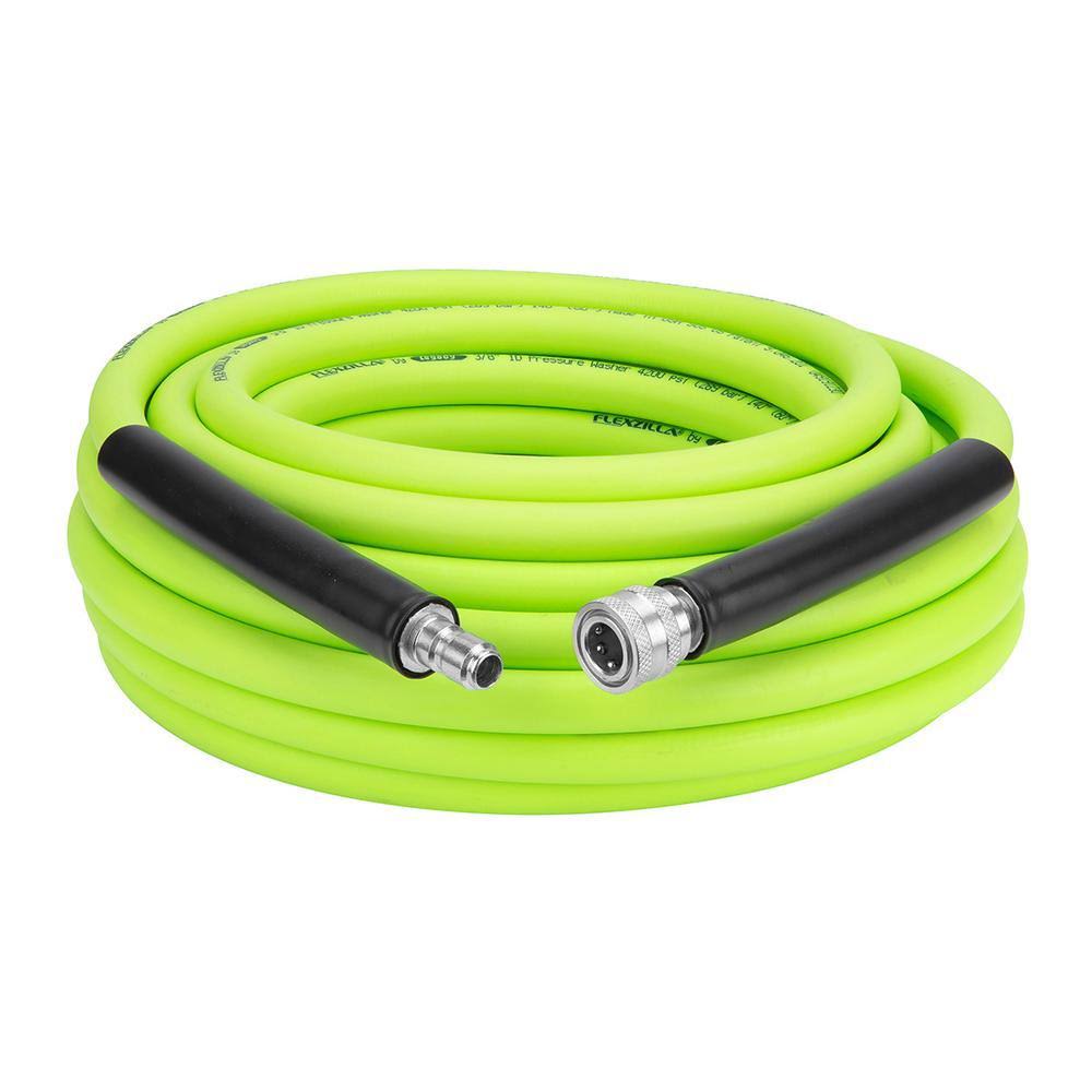 3/8 in. x 50 ft. 4200 PSI Pressure Washer Hose with Quick-Connect Fittings B19096