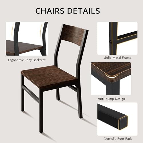 7-Piece Extendable Dining Table Set with 6 Chairs G746915